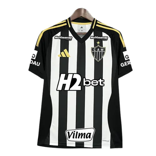 Camiseta Atletico Mineiro Primera Equipación 25/26 - Negra e Blanca