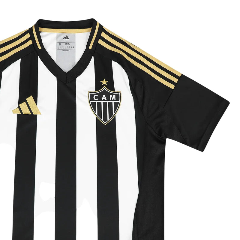 Camiseta Atletico Mineiro Primera Equipación 25/26 - Negra e Blanca