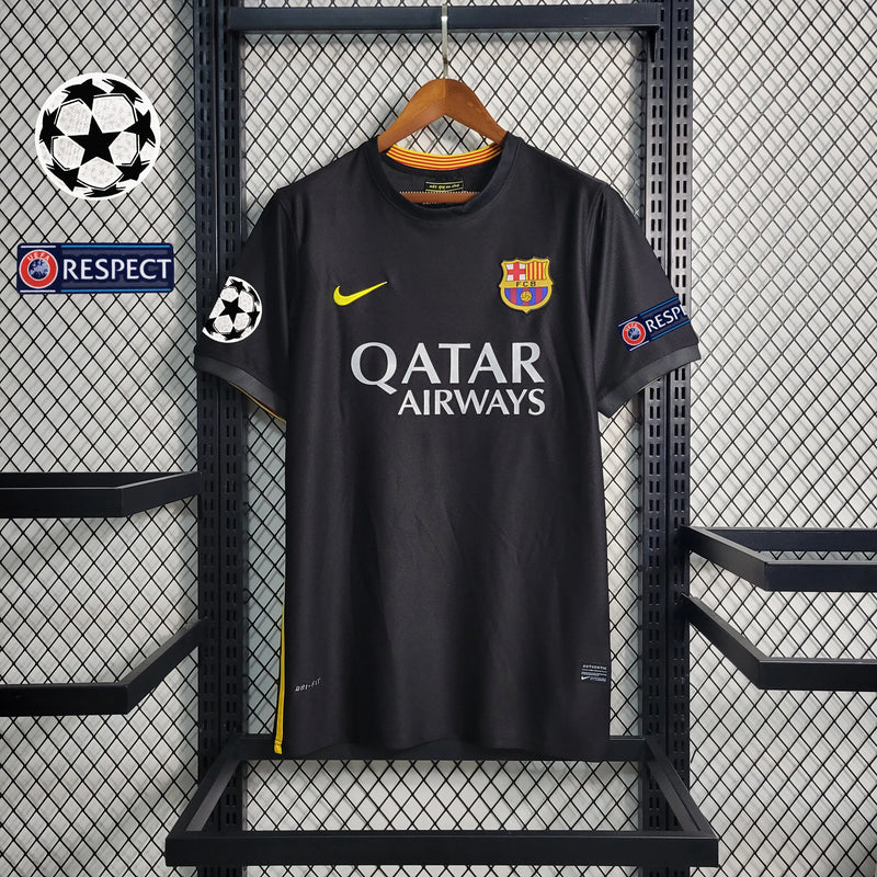 Camiseta Barcelona Tercera Equipación 13/14 Retro - Negra