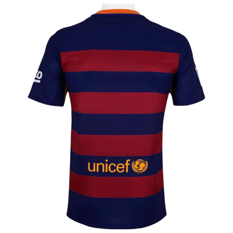 Camiseta Barcelona Primera Equipación 15/16 Retro - Azul e Roja