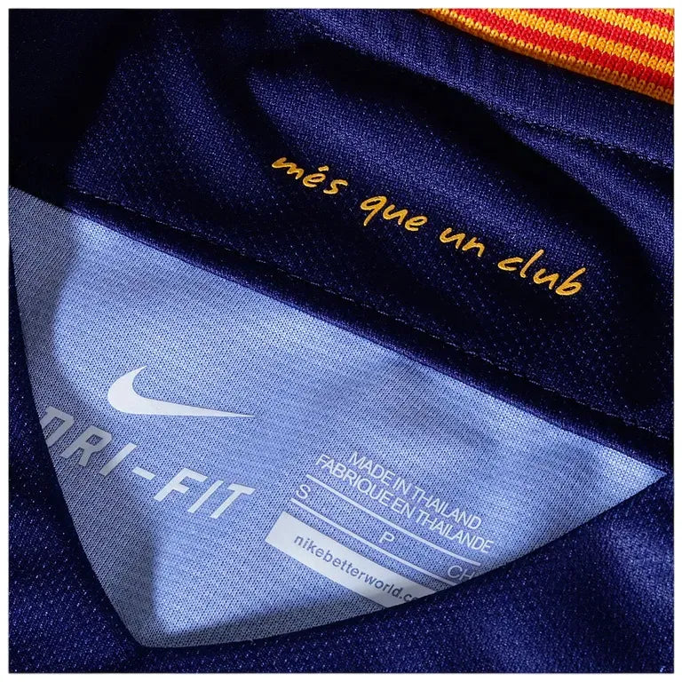 Camiseta Barcelona Primera Equipación 15/16 Retro - Azul e Roja
