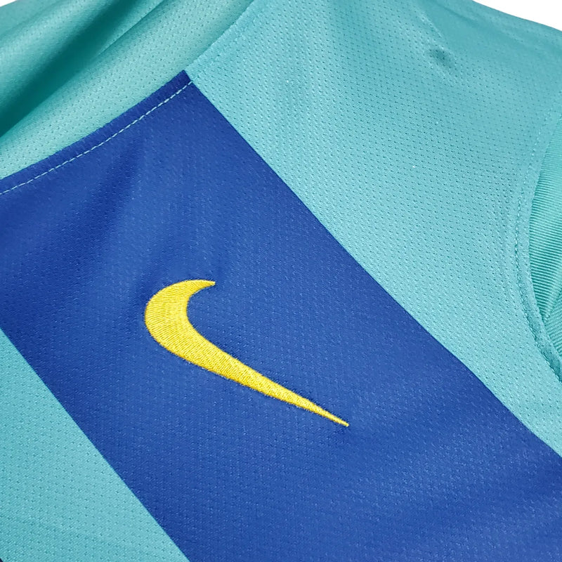 Camiseta Barcelona Segunda Equipación 10/11 Retro - Verde Água