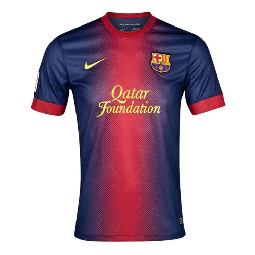 Camiseta Barcelona Primera Equipación 12/13 Retro - Azul e Roja
