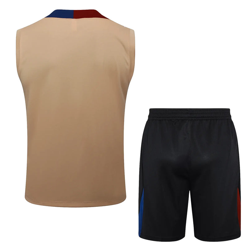 Conjunto Barcelona Entrenamiento Regata 24/25 - Bege