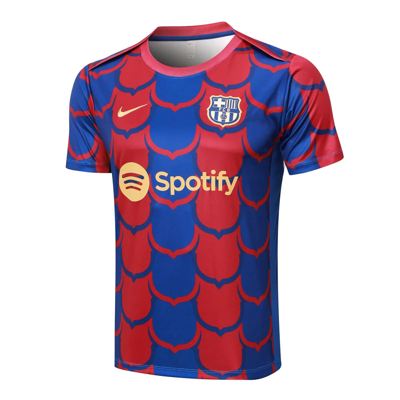 Conjunto Barcelona Entrenamiento 24/25 - Azul e Rojo