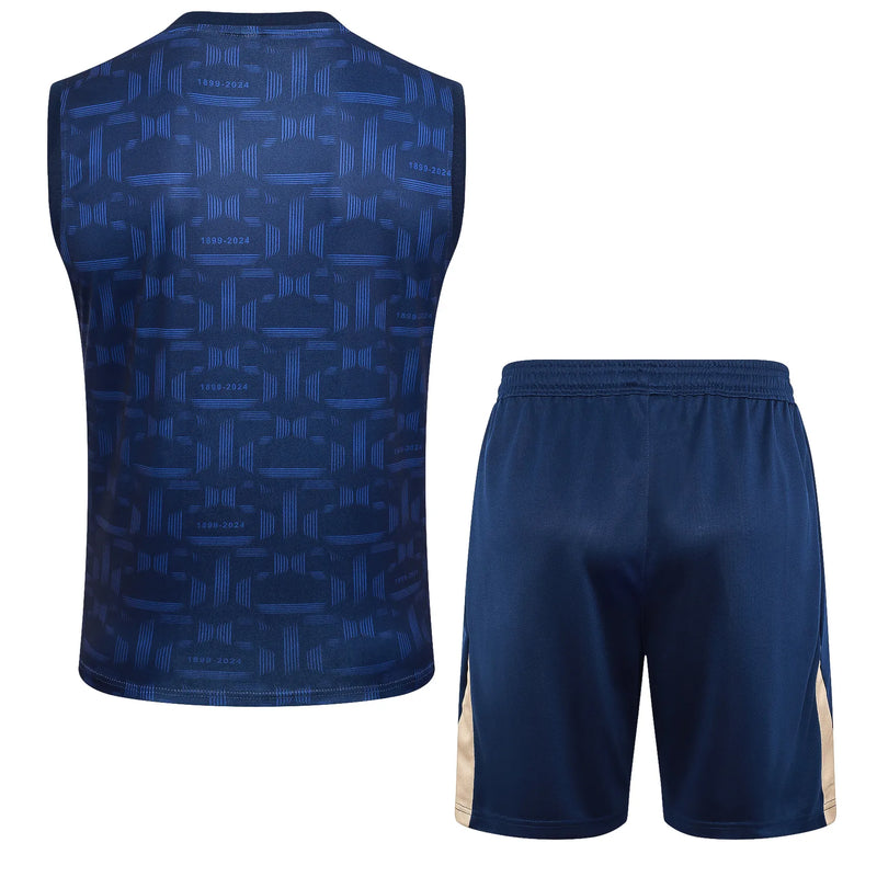 Conjunto Barcelona Entrenamiento Regata 24/25 - Azul Oscuro