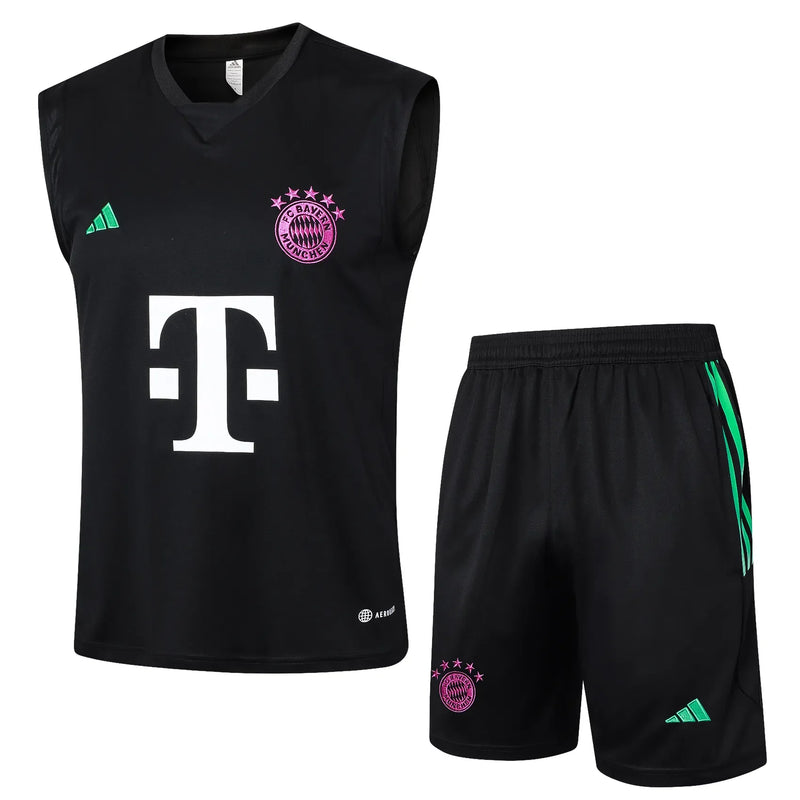 Conjunto Bayern Múnich Entrenamiento Regata 24/25 - Negro