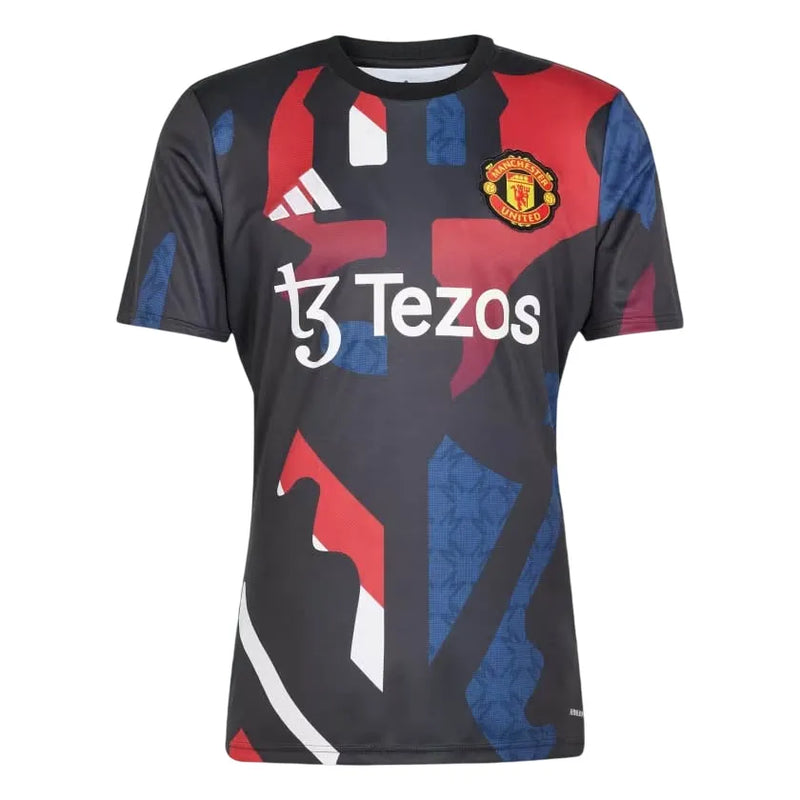 Camiseta Manchester United Pré-Jogo 24/25 - Negra