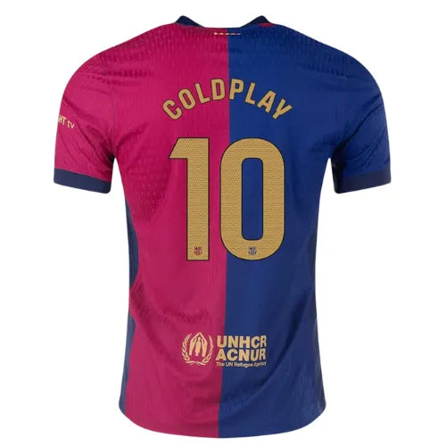 Camiseta Barcelona Edição Especial ColdPlay 24/25 - Azul e Roja