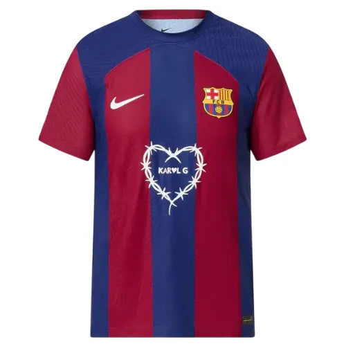 Camiseta Barcelona Edição Especial Karol G 23/24 - Azul e Roja