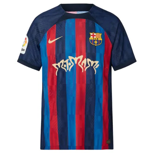 Camiseta Barcelona Edição Especial Rosalia 22/23 - Azul e Roja