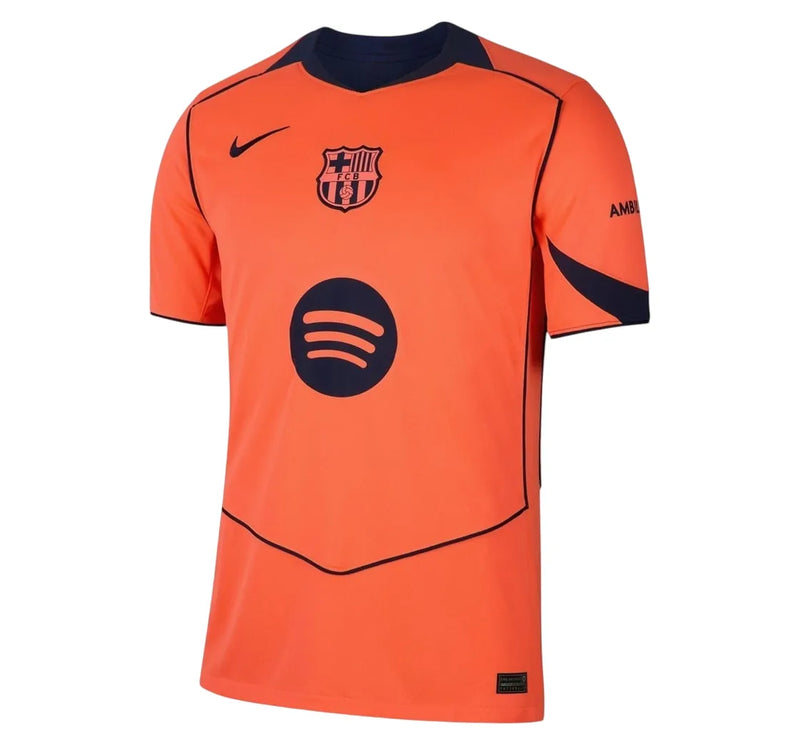 Camiseta Barcelona Tercera Equipación 25/26 - Naranja