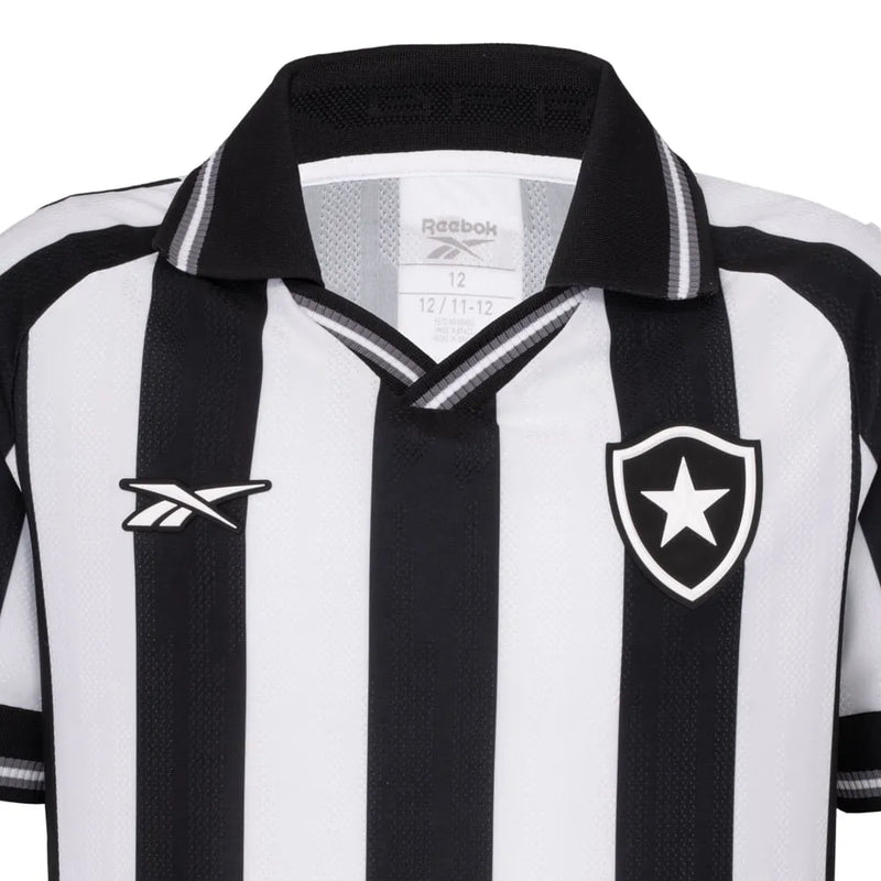 Camiseta Botafogo Primera Equipación 25/26 - Negra e Blanca