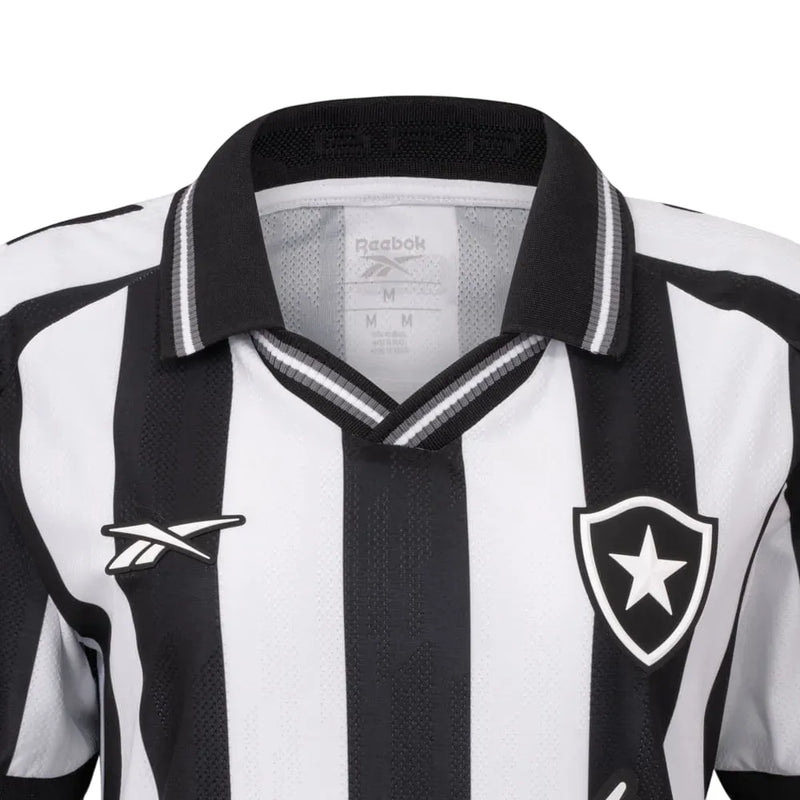 Camiseta Botafogo Mujer Primera Equipación 25/26 - Negra e Blanca