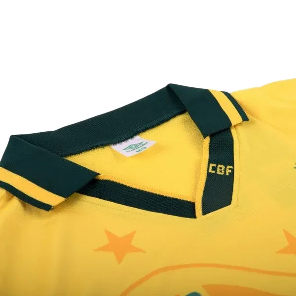 Camiseta Brasil Primera Equipación 1994 Retro - Amarela