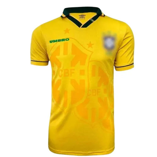 Camiseta Brasil Primera Equipación 1994 Retro - Amarela