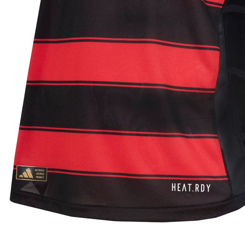 Camiseta Flamengo Primera Equipación 25/26 Match - Negra e Roja