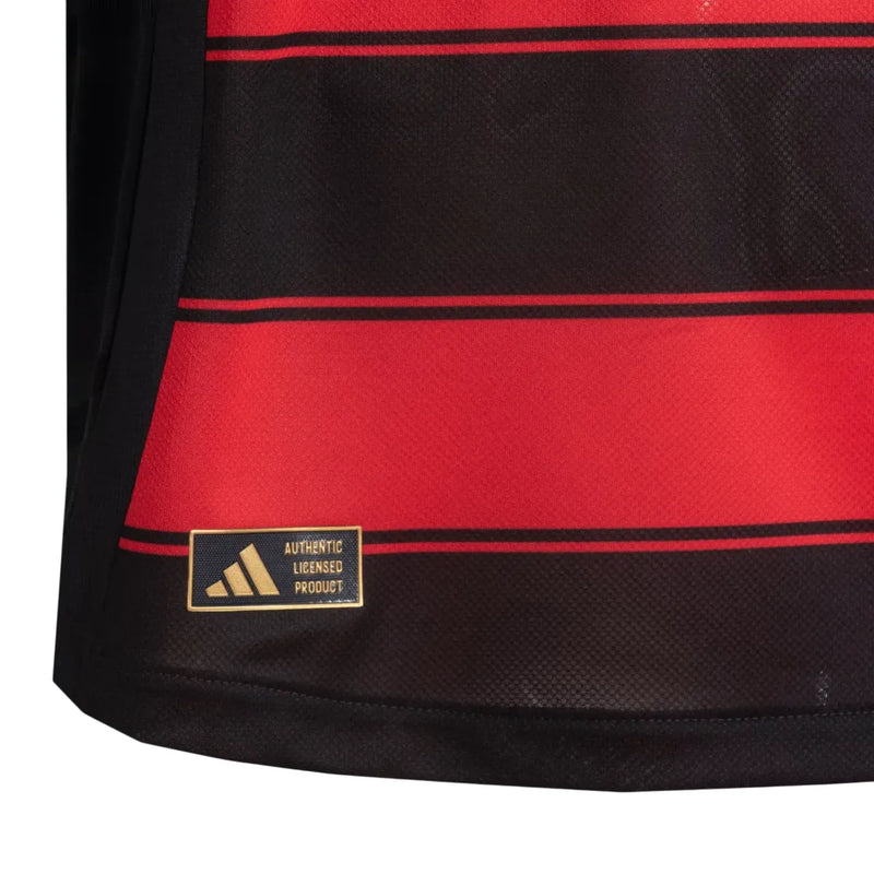 Camiseta Flamengo Primera Equipación 25/26 Match - Negra e Roja