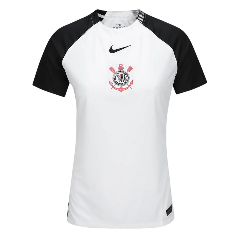 Camiseta Corinthians Mujer Primera Equipación 25/26 - Blanca
