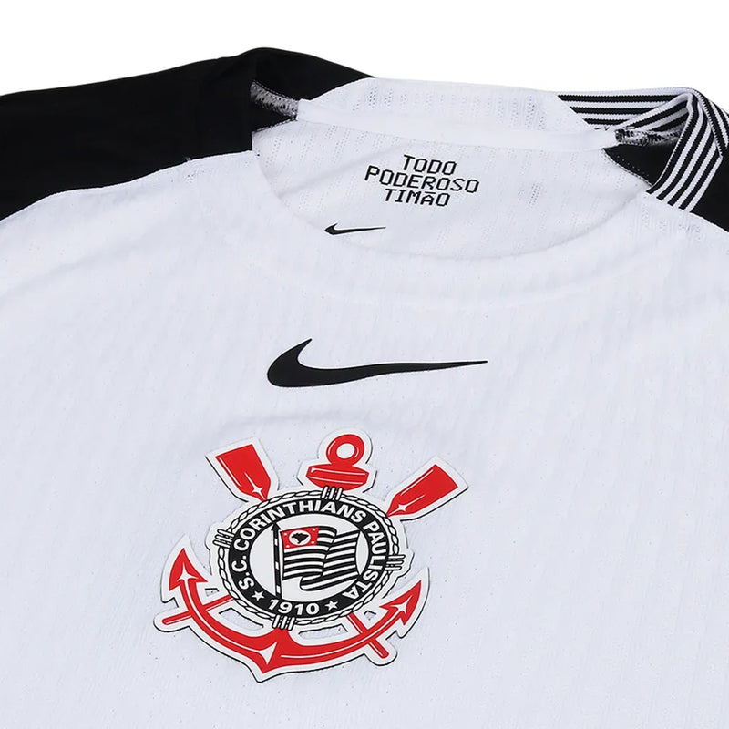 Camiseta Corinthians Primera Equipación 25/26 Match - Blanca