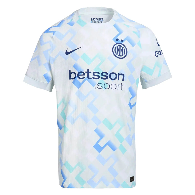 Camiseta Inter Milan Segunda Equipación 25/26 - Blanca e Azul