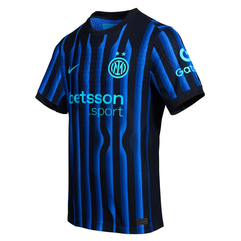 Camiseta Inter Milan Primera Equipación 25/26 Match - Azul e Preto