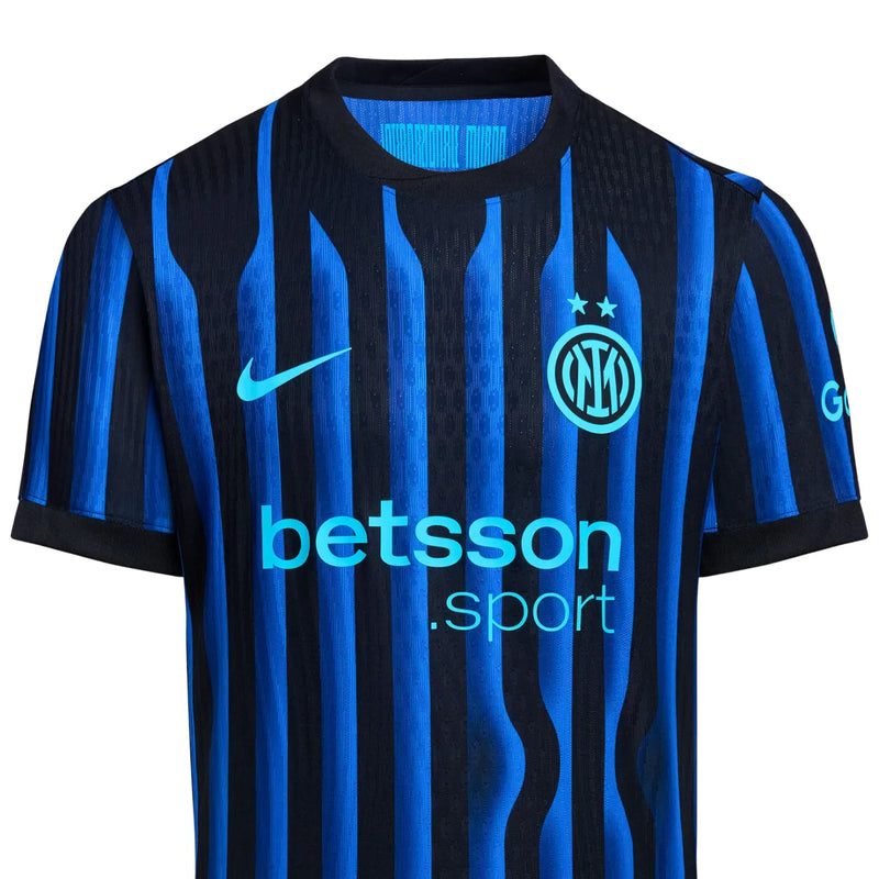 Camiseta Inter Milan Primera Equipación 25/26 Match - Azul e Preto