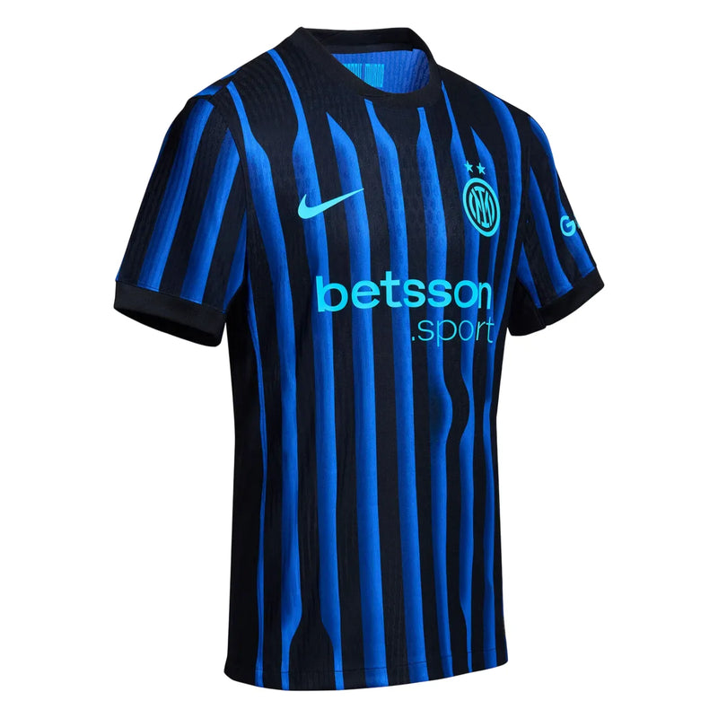 Camiseta Inter Milan Primera Equipación 25/26 Match - Azul e Preto