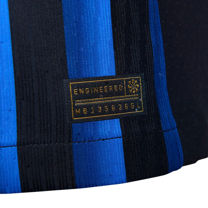 Camiseta Inter Milan Primera Equipación 25/26 Match - Azul e Preto