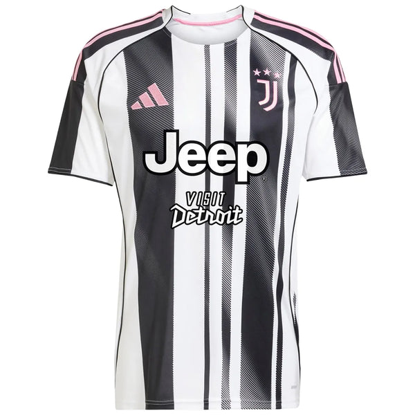 Camiseta Juventus Primera Equipación 25/26 - Blanca e Negra