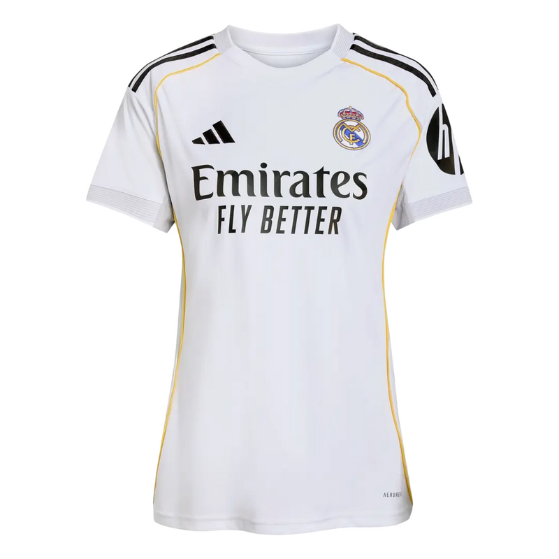 Camiseta Real Madrid Mujer Primera Equipación 25/26 - Blanca