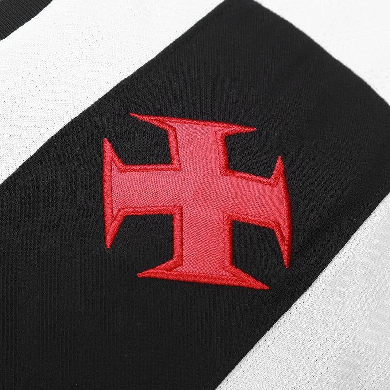 Camiseta Vasco Segunda Equipación 25/26 - Blanca e Negra