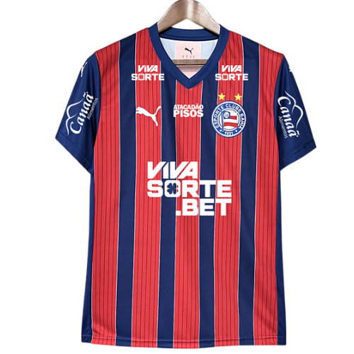 Camiseta Bahia Segunda Equipación 25/26 - Azul e Roja