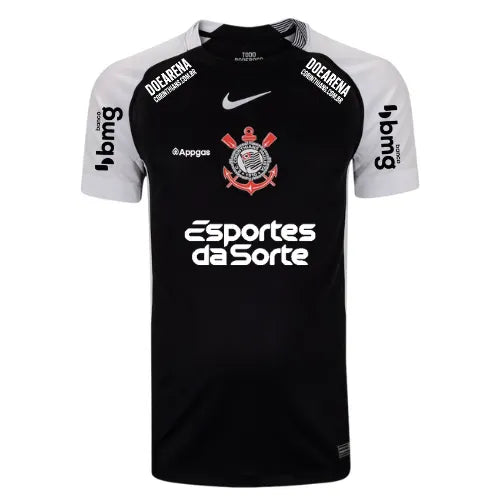 Camiseta Corinthians Segunda Equipación 25/26 - Negra