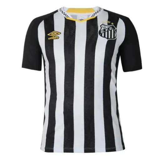 Camiseta Santos Segunda Equipación 25/26 - Negra e Blanca