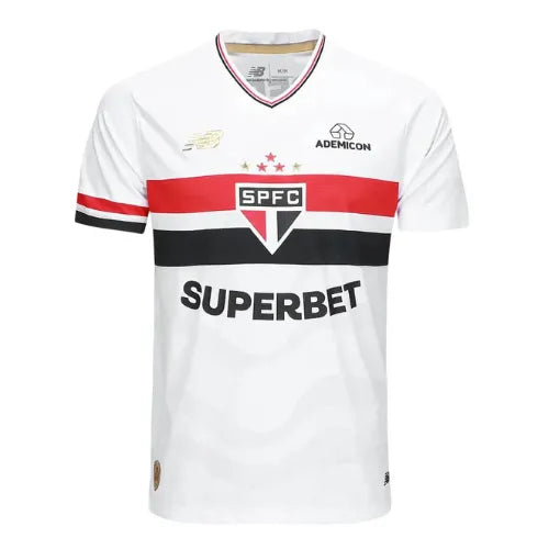 Camiseta São Paulo Primera Equipación 25/26 - Blanca