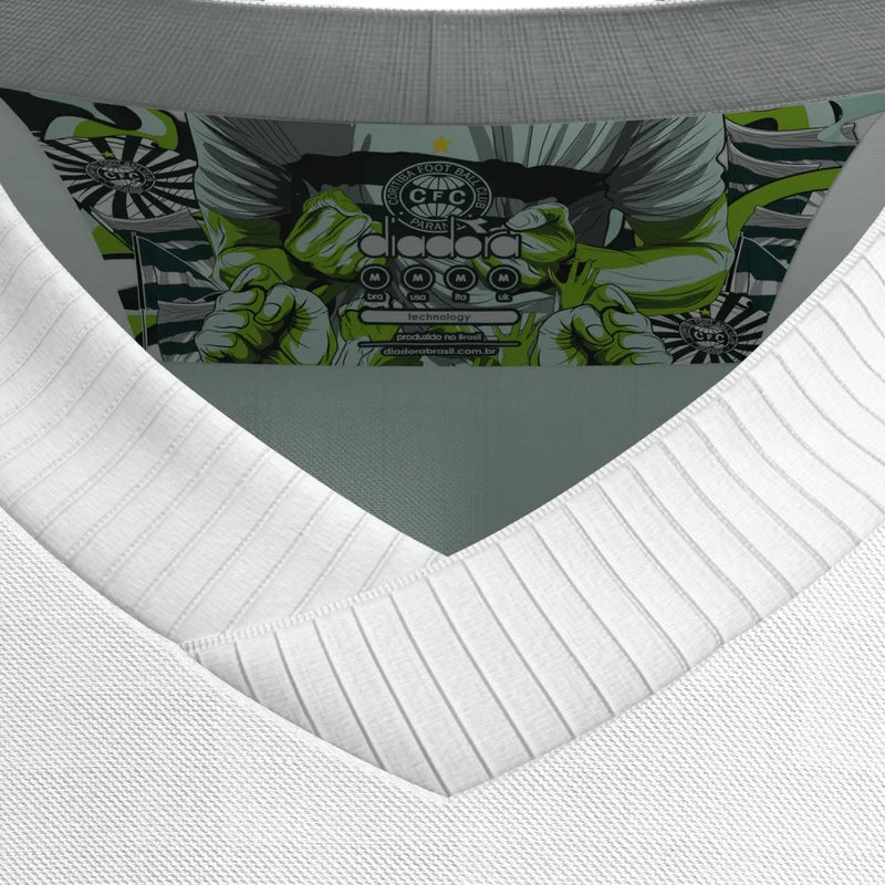 Camiseta Coritiba Segunda Equipación 24/25 - Blanca e Verde