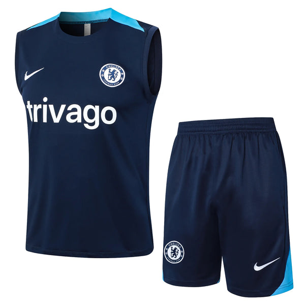 Conjunto Chelsea Entrenamiento Regata 24/25 - Azul Oscuro