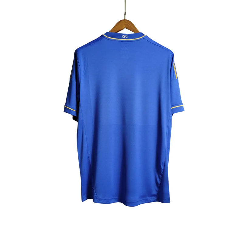 Camiseta Chelsea Primera Equipación 12/13 Retro - Azul e Dourada