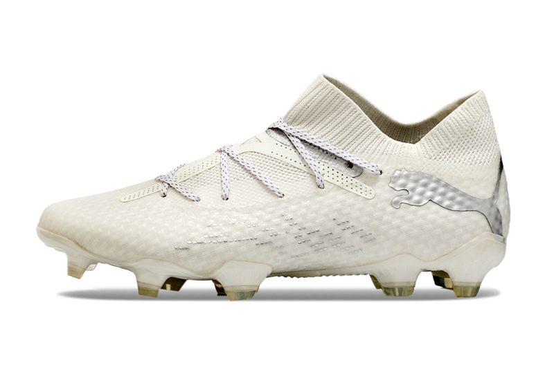 Bota de Fútbol Campo Puma Future 7 FG Blanca e Prata "Eclipse Pack"