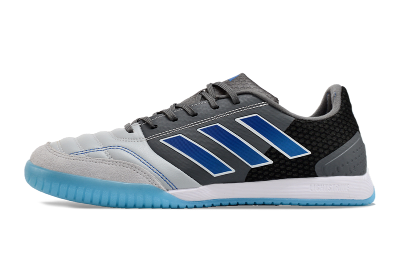 Bota de Fútbol Sala Adidas Competition Top IC Gris, Azul e Blanco