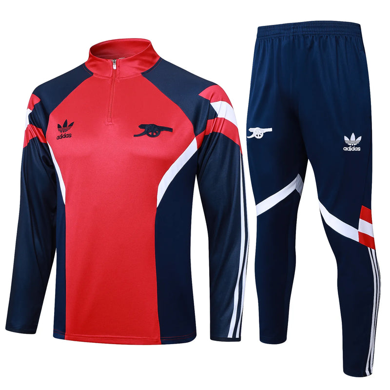 Chándal Entrenamiento Arsenal 24/25 - Rojo e Azul Oscuro