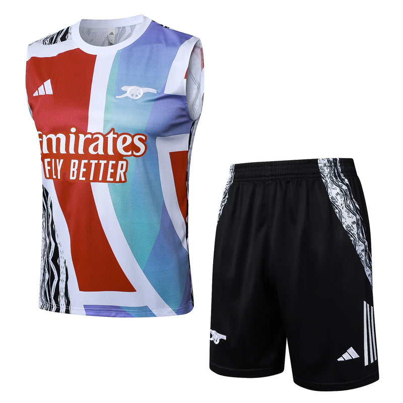 Conjunto Arsenal Entrenamiento Regata 24/25 - Rojo e Azul