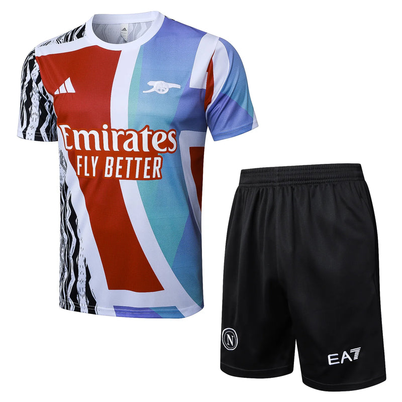 Conjunto Arsenal Entrenamiento 24/25 - Rojo e Azul