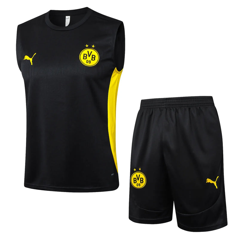 Conjunto Borussia Dortmund Entrenamiento Regata 24/25 - Negro