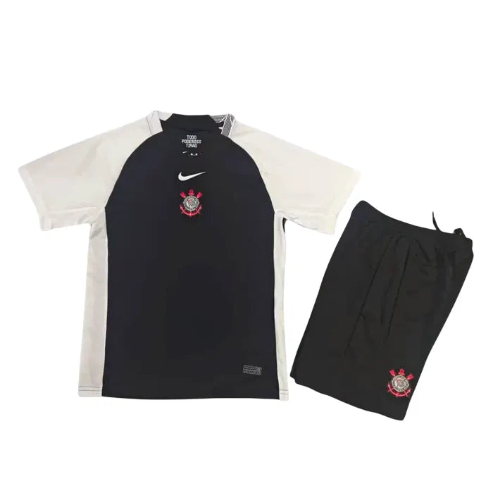 Conjunto Infantil Corinthians II 25/26 - Negro