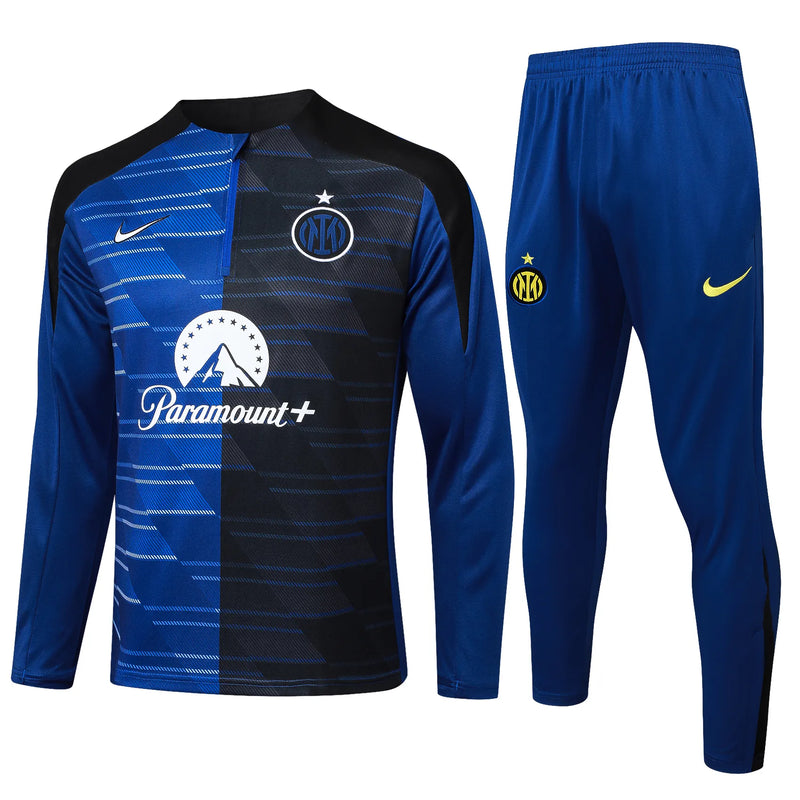 Chándal Entrenamiento Inter Milán 24/25 - Azul e Negro