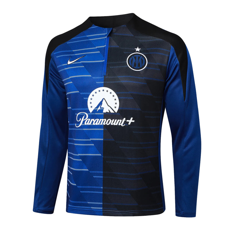 Chándal Entrenamiento Inter Milán 24/25 - Azul e Negro