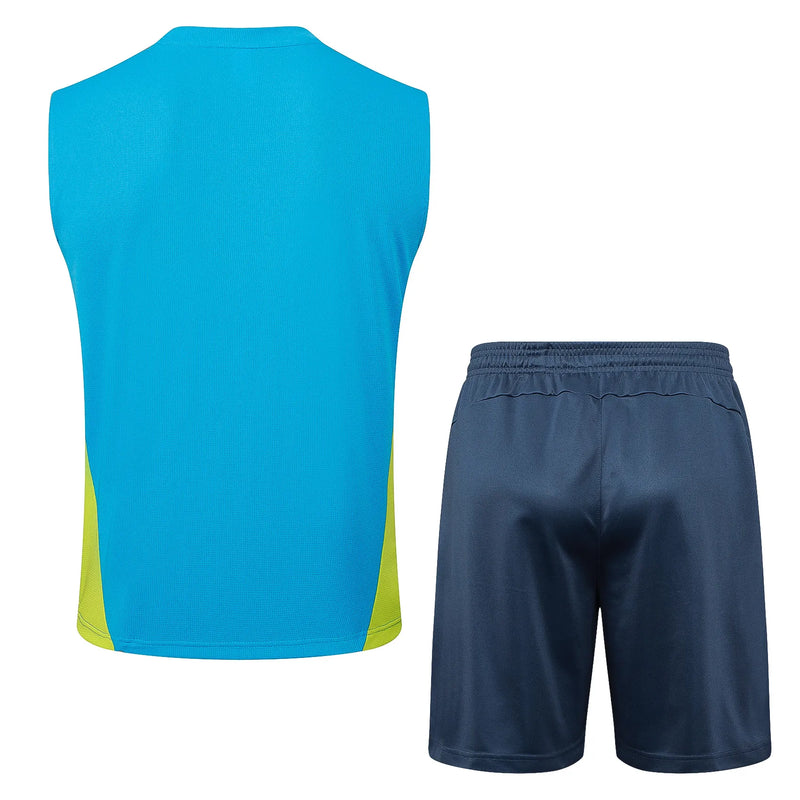 Conjunto Manchester City Entrenamiento Regata 24/25 - Azul