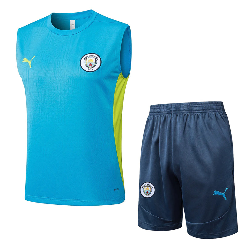 Conjunto Manchester City Entrenamiento Regata 24/25 - Azul